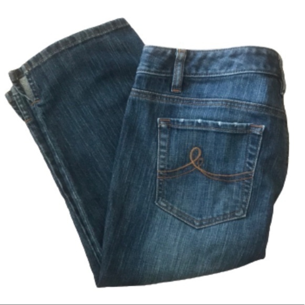 Ann Taylor Loft slim cropped jeans size 10
